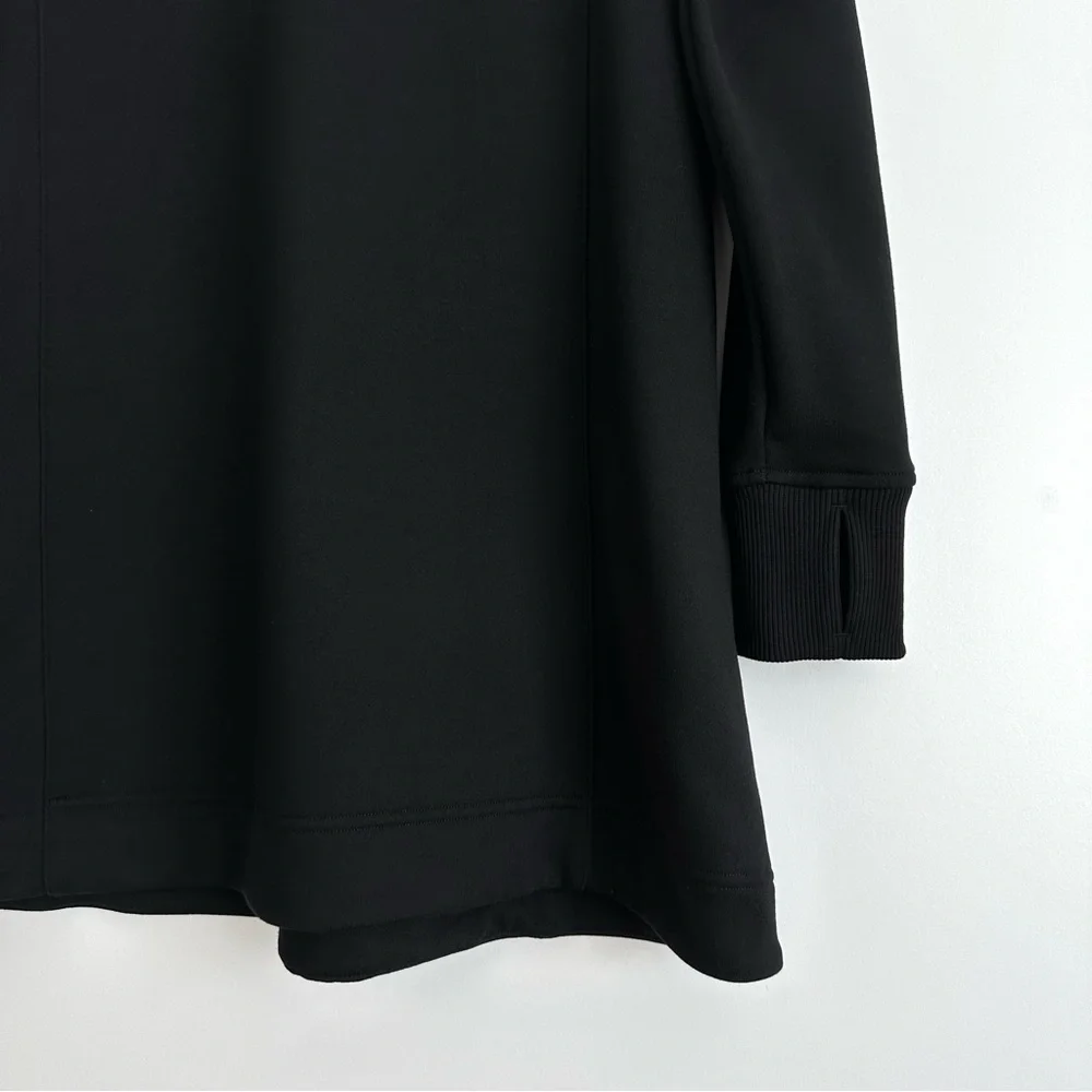 Athleta West Town‎ dress black half-zip Sz Small Petite - Picture 9 of 14